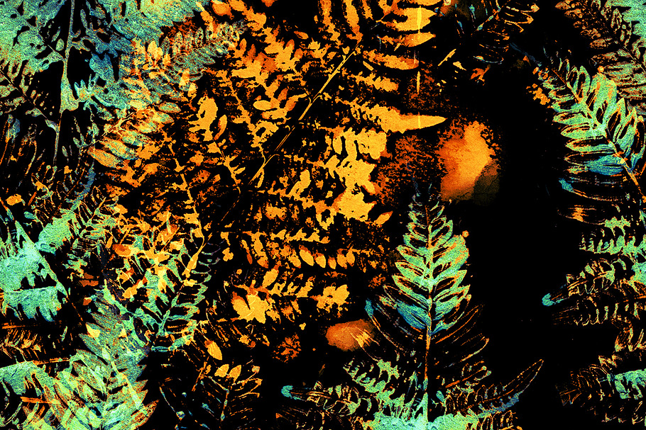 fern and paint seamless | JPEG
