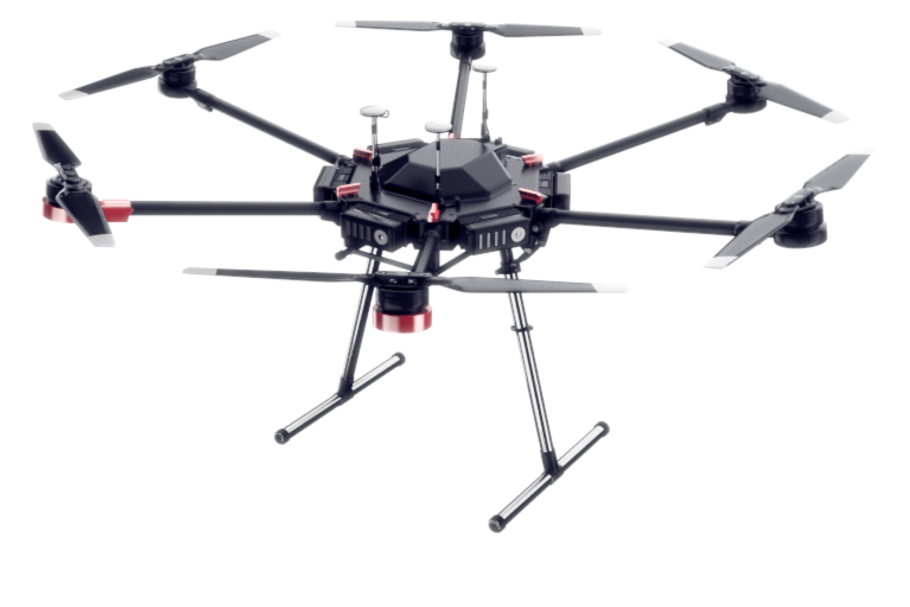 OctoCopter DJI matrice 600 pro Vray in 3D - product preview 8