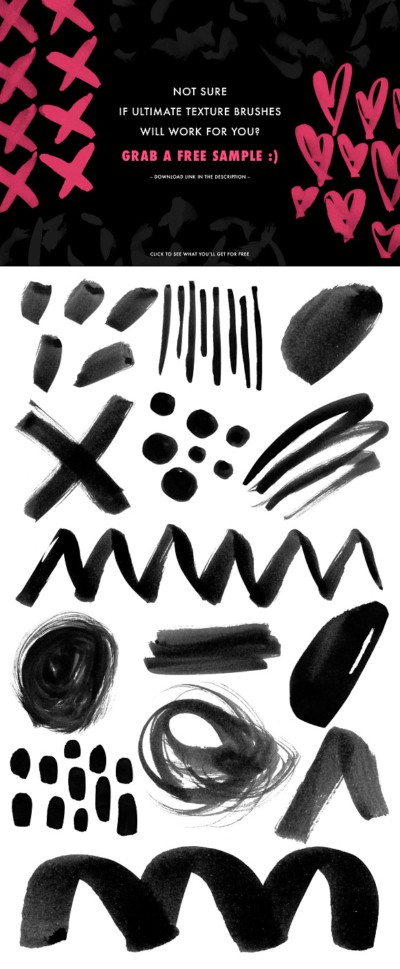 Ultimate Texture - 500 PS Brushes in Photoshop Brushes - product preview 3