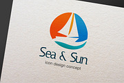 Sea & Sun - Logo Template