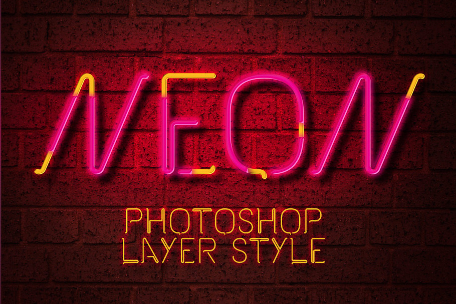 Neon Photoshop Layer Style in Photoshop Layer Styles - product preview 8