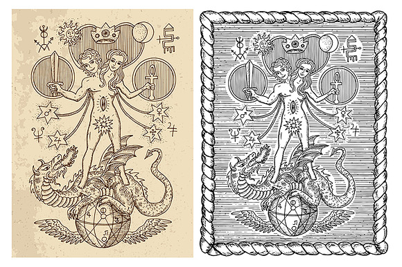 Occult illustrations in Illustrations - product preview 3