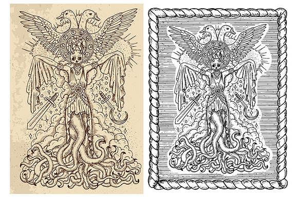 Occult illustrations in Illustrations - product preview 9