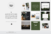 Adventure | Instagram Template Pack