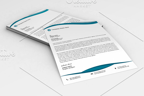 Letterhead-V15 in Stationery Templates - product preview 1