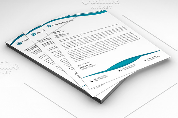 Letterhead-V15 in Stationery Templates - product preview 2