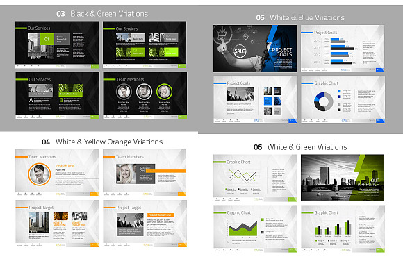 Exa | Minimal Creative PowerPoint in PowerPoint Templates - product preview 3