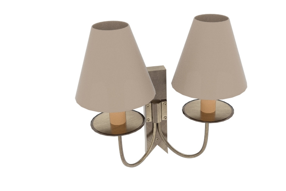 Double Cottage Wall Light in Furniture - product preview 8