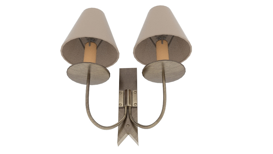 Double Cottage Wall Light in Furniture - product preview 1