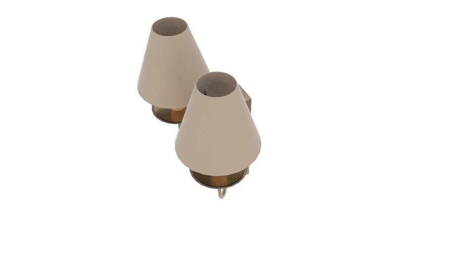 Double Cottage Wall Light in Furniture - product preview 2