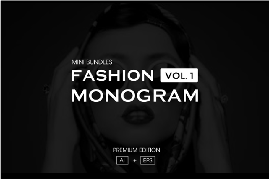MINI BUNDLE Fashion Monogram Logo in Logo Templates - product preview 8
