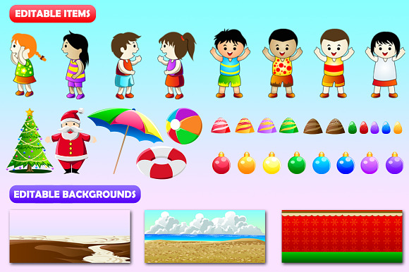 Kids Theme Pack in Illustrations - product preview 3