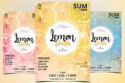 Lemon Drinks - PSD Flyer Template