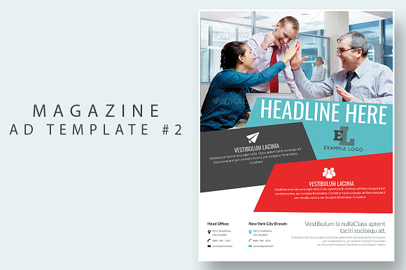 6in1 Magazine Ad Template Pack in Magazine Templates - product preview 3