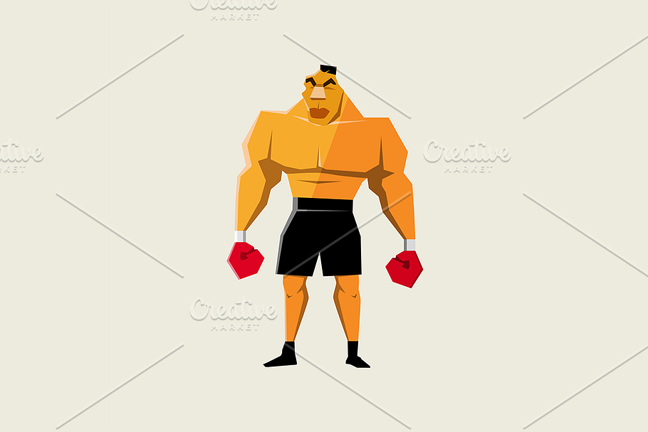 Mike Tyson Character Illustration in Illustrations - product preview 8