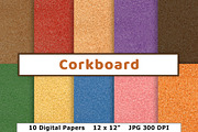 Corkboard Digital Paper