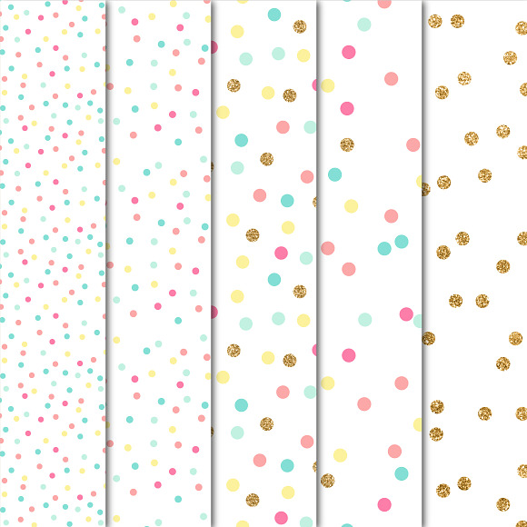 Digital Paper - Confetti II in Patterns - product preview 1