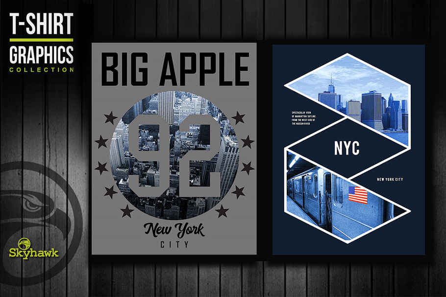 New york city tee shirt graphics