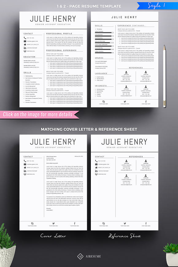 Resume/CV Template in Resume Templates - product preview 9