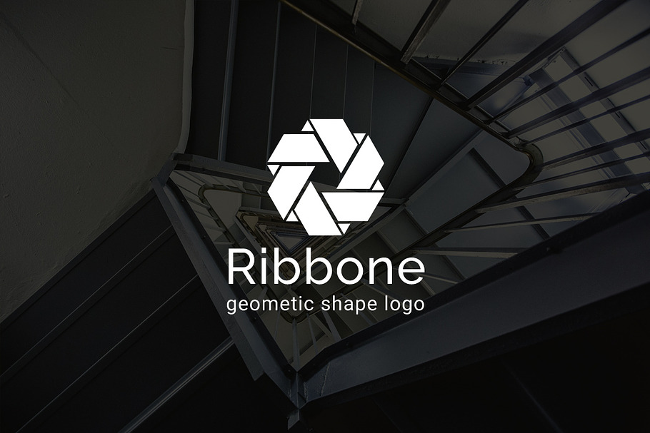 Ribbone : Geometric Shape Logo in Logo Templates - product preview 8