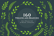 160 Wreaths and Branches