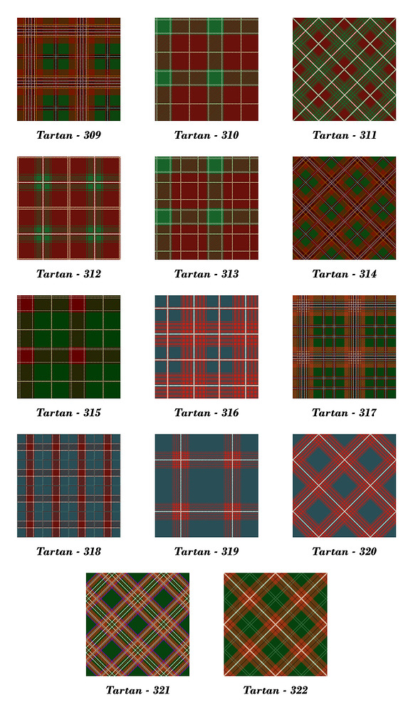Seamless  Tartan Pattern Part - 23 in Patterns - product preview 1