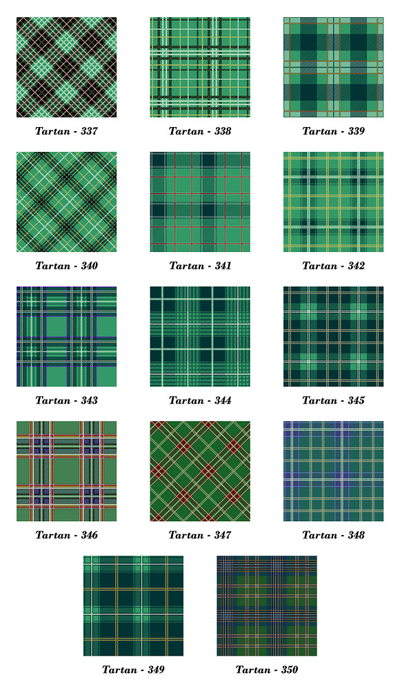 Seamless  Tartan Pattern Part - 25 in Patterns - product preview 1