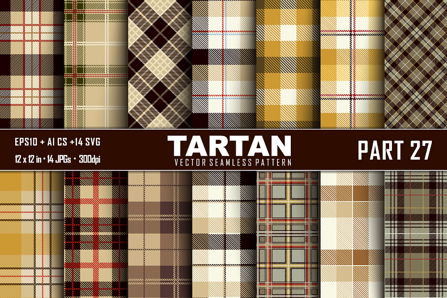 Seamless  Tartan Pattern Part - 27 in Patterns - product preview 8