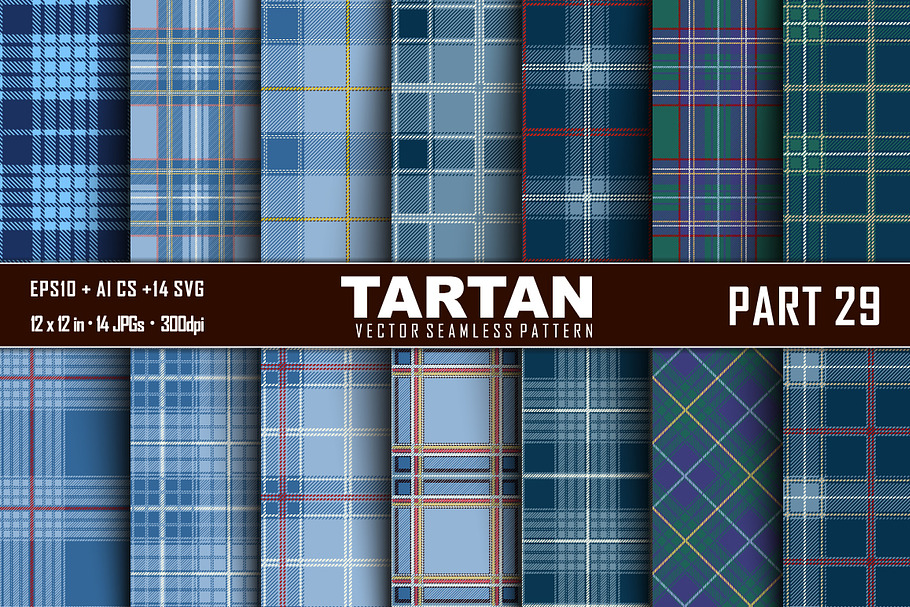 Seamless  Tartan Pattern Part - 29 in Patterns - product preview 8
