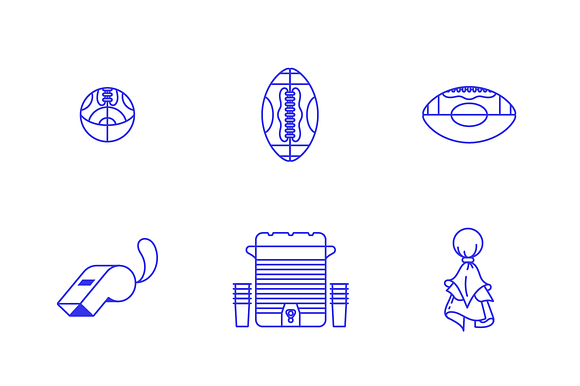 Football Season is Back! Icon Set in Football Icons - product preview 10
