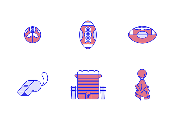 Football Season is Back! Icon Set in Football Icons - product preview 11