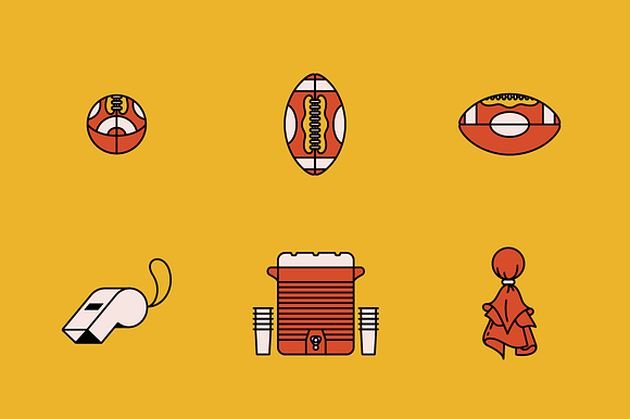 Football Season is Back! Icon Set in Football Icons - product preview 12