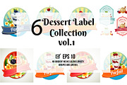 6 Dessert Label vol. 1
