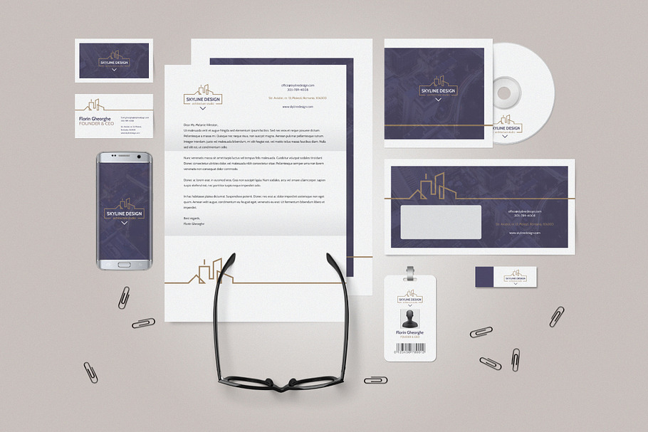 Architecture Corporate Identity in Stationery Templates - product preview 8