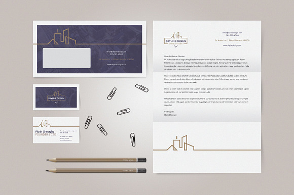 Architecture Corporate Identity in Stationery Templates - product preview 1