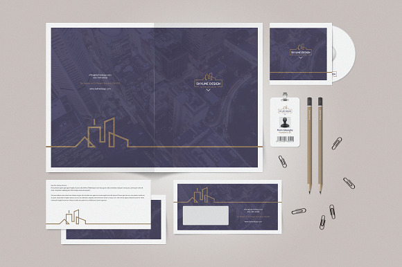 Architecture Corporate Identity in Stationery Templates - product preview 2