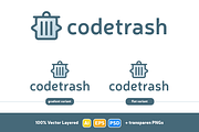 Code Trash logo Design