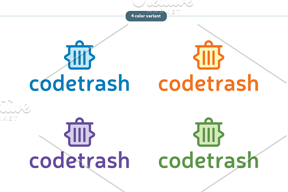 Code Trash logo Design in Logo Templates - product preview 1