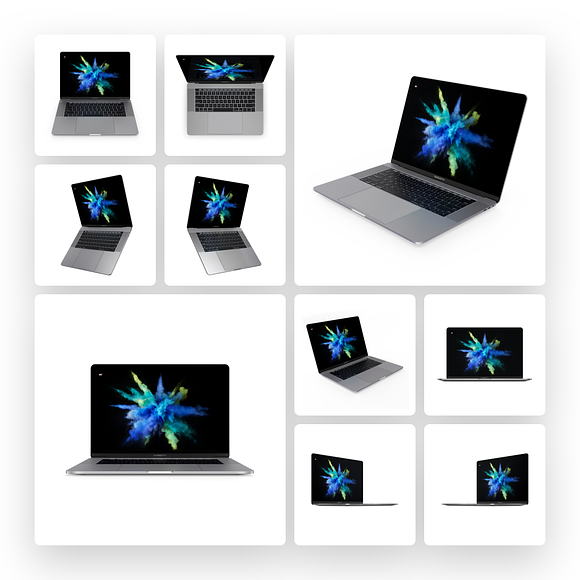 Popular MacBook Pro 15" Mockups in Product Mockups - product preview 4