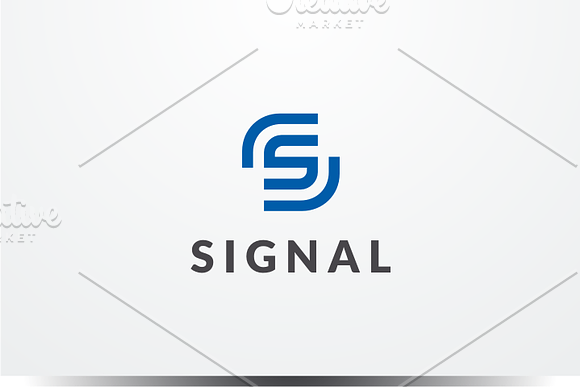 Signal - S Logo in Logo Templates - product preview 1
