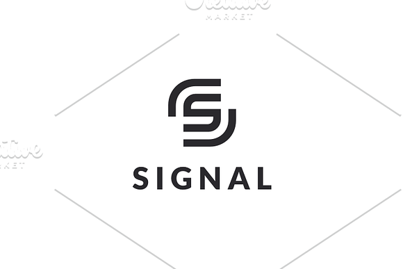 Signal - S Logo in Logo Templates - product preview 2