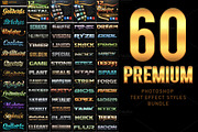 60 Premium Text Effect Styles