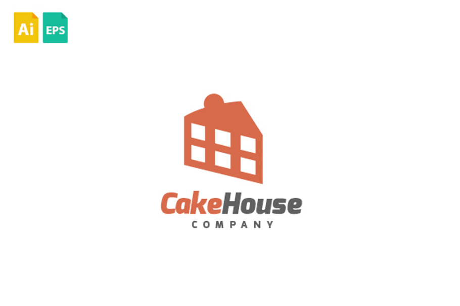 CakeHouse Logo in Logo Templates - product preview 8