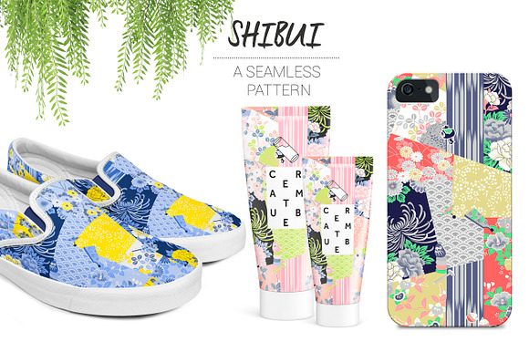 SHIBUI, JAPANESE SEAMLESS PATTERN in Patterns - product preview 2