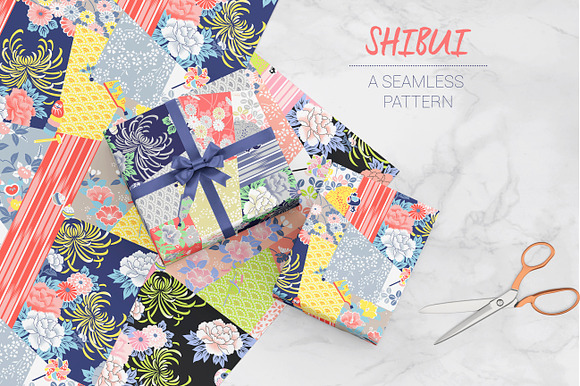 SHIBUI, JAPANESE SEAMLESS PATTERN in Patterns - product preview 3
