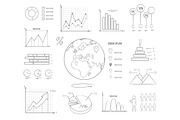 Graphics and Charts Black and White Templates