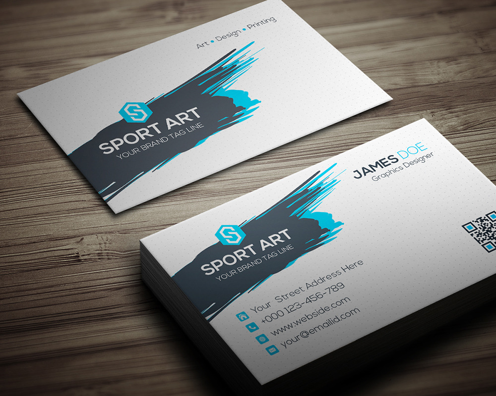 Sport Art Business Card Creative Business Card Templates