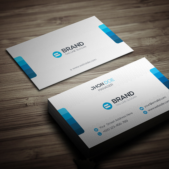 Brand Business Card in Business Card Templates - product preview 3