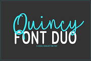 Quincy | Font Duo