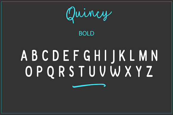 Quincy | Font Duo in Script Fonts - product preview 5